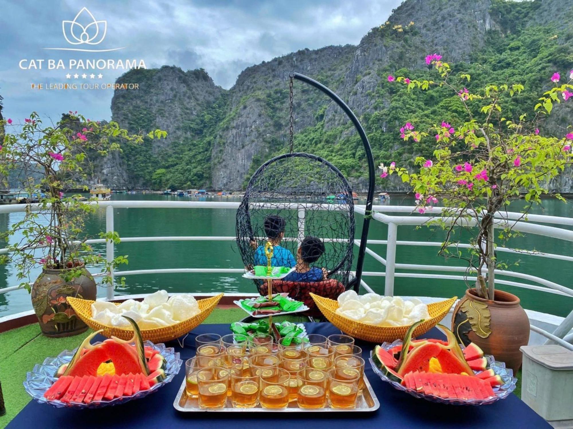 Green Mountain Cat Ba Hotel Dong Khe Sau Eksteriør bilde